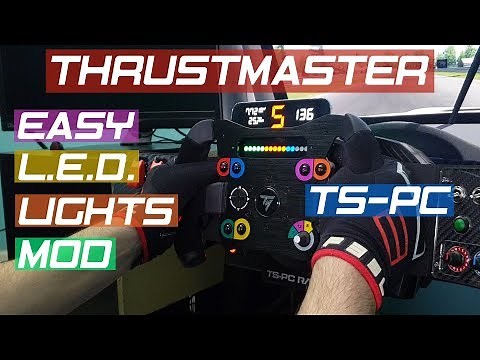 Easy L.E.D. Light Mod For TS-PC Racer Thrustmaster Wheel