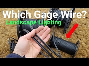 What Gauge Wire Do You Recommend? | Extremely Common Landscape Lighting Wire Question