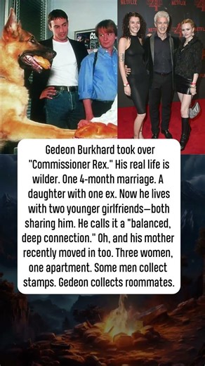 😂 Gedeon Burkhard: The "Commissioner Rex" Star's Unconventional Love Life.