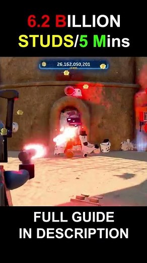 The Absolute BEST Stud Farming Method in Lego Star Wars: The Skywalker Saga #Shorts