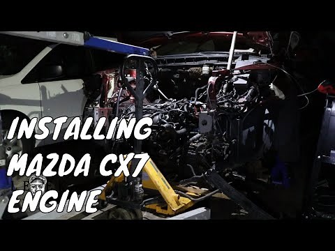 Installing Mazda CX7 Engine & Transmission
