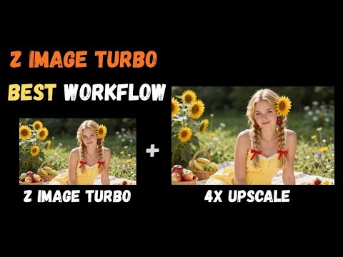 Z Image Turbo with Upscaler Workflow