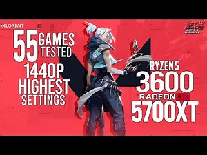 Ryzen 5 3600 + RX 5700 XT in 55 games ultra settings 1440p benchmarks!