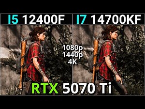 Intel i5-12400F vs Intel i7-14700KF | RTX 5070 Ti Gaming | 1080p, 1440p, 4K