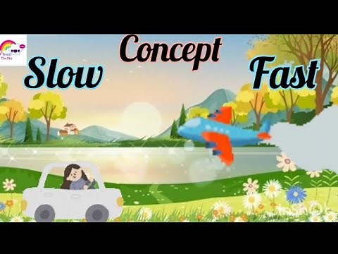 Concept of Slow and Fast | for Beginners Learning | Touch The Sky