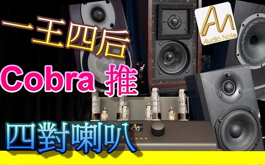【器材試聽】Audio Note 《Cobra》膽合併機，用四對不同喇叭，試清眼鏡蛇實力！還有與同廠OTO，如何比較？