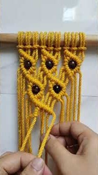 Macrame Design for Beginners Class 451 #macrame #macramepattern #macrameforbeginners #macramedesign