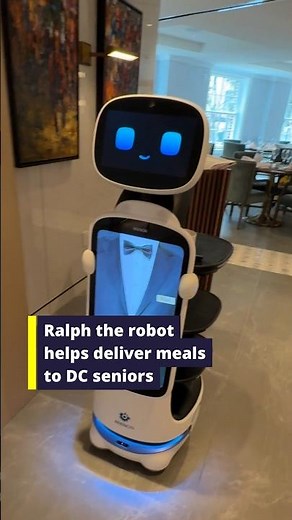 Ralph the robot helps deliver meals to DC seniors