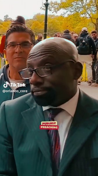 Pastor Orlando Spreading the Gospel at Speakers Corner