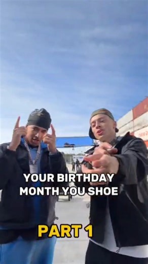 YOUR BIRTHDAY MONTH YOUR SHOE #rapper #drip #viral