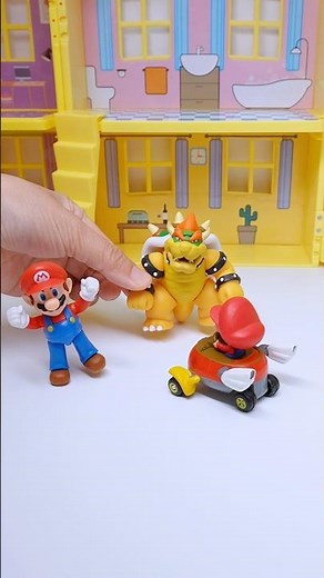 Bowser Gets Angry! One Loud Roar and Mini Mario is Already Gone! 🤣🔥
