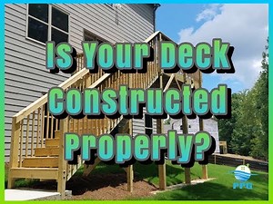 Residential Deck Inspection.. A must watch!!