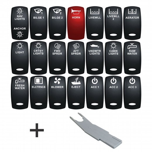 Marine 21 Switch Cover Kit for Boats