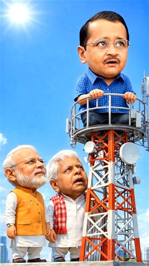 🤣 Arvind Kejriwal got Emotional | Lalu Yadav vs Modi Funny Moment 😂 #funny #trending #shorts