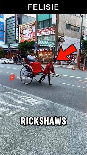 Japanese Beauty Becomes Rickshaw Puller! 😱🚲