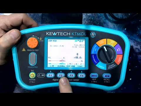 Kewtech KT66DL Advanced Multifunction Tester (MFT) Introduction Video
