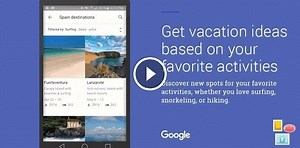 Destinations lets you plan vacations directly from Google mobile