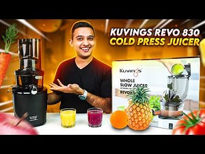 Kuvings Revo830 Cold Press Juicer - Detailed Review⚡️Best Juicer Machine 2024 !! 🔥🔥