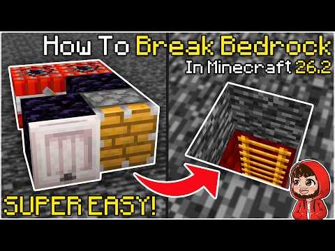 How To BREAK BEDROCK In Minecraft 26.2!