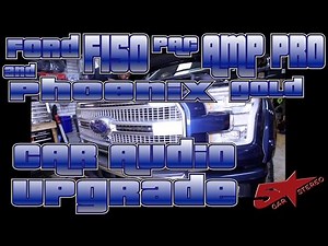 Ford F150, Pac Amp Pro, and Phoenix Gold car audio upgrade