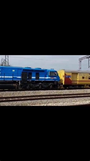 WDP4 locomotive with ICF train