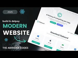How to Build Modern Responsive React Website | React and Tailwind CSS | Frontend project in Hindi