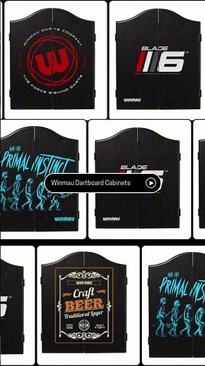 Winmau Dartboard Cabinet | Premium Game Room Setup