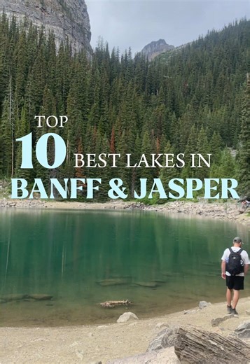 I visited all the lakes in Banff and Jasper National Park, Canada - here is my top 10 that you should visit 🍁 #CapCut #jasper #lakes #lake #banff #canada