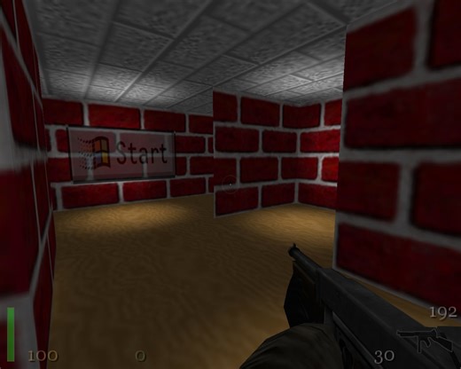 3D Maze Screensaver map for RTCW addon