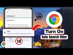 How To Turn On Safe Search Filter On Google Chrome