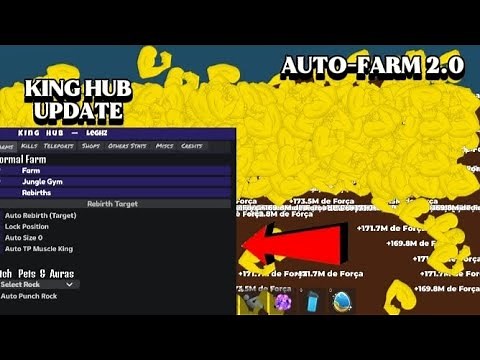 BEST MUSCLE LEGENDS SCRIPT! 😱 King Hub Update (KEYLESS & OP AUTO FARM)