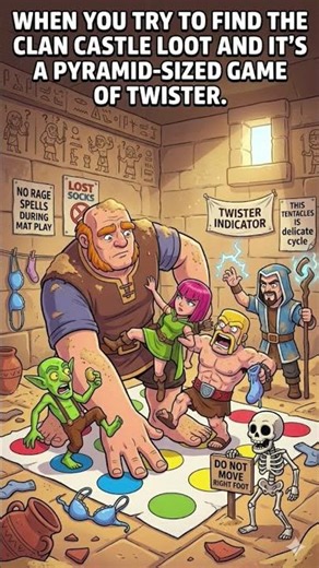 Clan Castle Hilarious AI Cartoon Chaos!