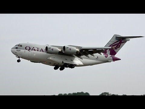 RIAT Wednesday arrivals RAF Fairford 2019 AirShow A400 KC-135 C17 Harrier Tornado Thypoon Gripen B52