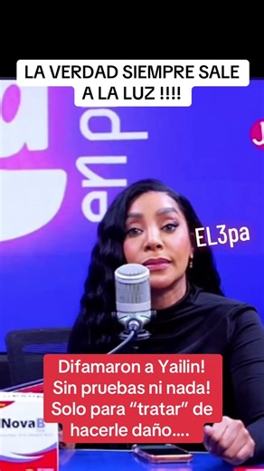 Look at that! They admit that Michsel Nova defamed Yailin without proof on Jessica Pereira's show