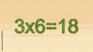 e learning for numerical multiplication of 3 for kids