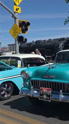 Classic Cars on the Mother Road During the Route 66 Fun Run