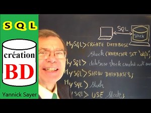 SQL : Création d’une base de données