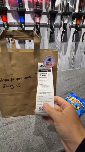 MELT MELT | Sweets & Treats | Deliveroo Slushies! Of course Blue Raspberry and our new monthly special Purple Passionfruit 💜🔮 - #Slush #Slushy #slushtruck #deliveroo... | Instagram