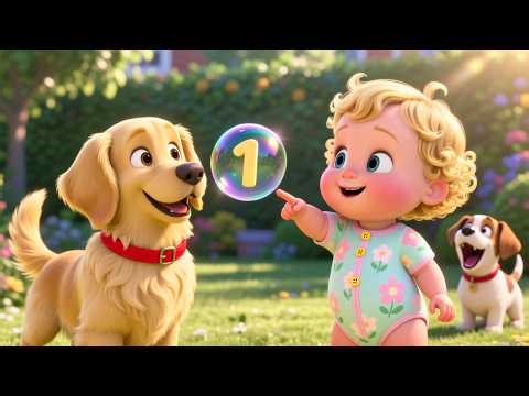 Puppy’s Number Bubbles 🐾 | Fun Learning & Play for Kids | Toddler Adventure Video