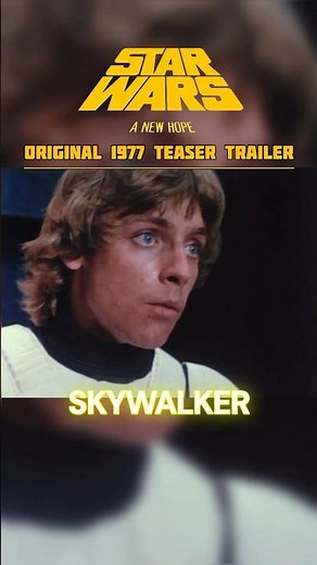 Original Star Wars A New Hope 1977 TV Trailer
