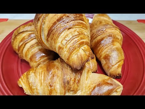 How to make croissants at home and in a stovetop oven