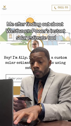 When you realize you can get a solar estimate in minutes 😎☀️ #WesthavenPower #GridLiberation #Solar #SolarEnergy #UtilityBills #Memes #FYP