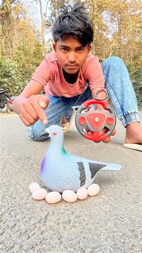 Remote Control Birds Pigeon deko😳 unboxing tasnig #shorted