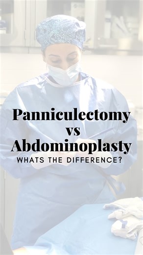 Dana Khuthaila Plastic Surgeon on Instagram: "What is the difference between a panniculectomy and an abdominal plasty? A #Panniculectomy is reserved for post massive weight loss patients. It does not involve the plication of the abdominal muscles, nor does it involve liposuction and relocation of the belly button. An #abdominoplasty does involve plication of the abdominal muscles. It also involves liposuction and relocation of the belly button. I do not use #drains for any of my procedures. I fi