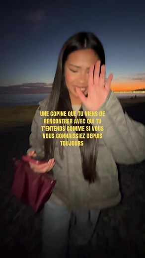 Copine rencontrée récemment avec qui on s'entend comme depuis toujours
