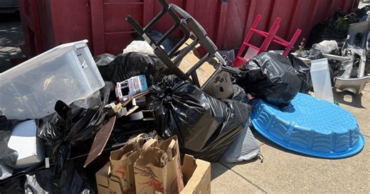 City moves trash collection sites as images of garbage pileups go viral
