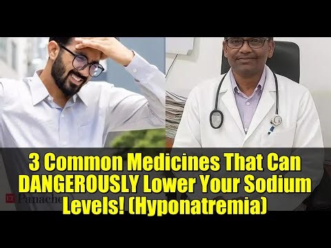 3 Common Medicines That Can DANGEROUSLY Lower Your Sodium Levels! (Hyponatremia)