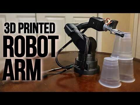 3D Printed Robot Arm (Arduino)