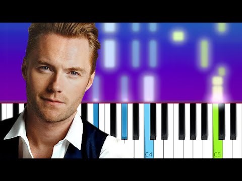 Ronan Keating - When You Say Nothing At All (Piano Tutorial)
