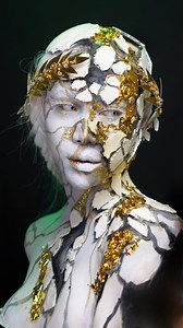 10K views · 8.8K reactions | Another really nice pinterest inspired look! Cracked makeup is so trending now but i wanna do it in mama kerrs way. Idk, i just love this pic! Hope you love it too! #crackedmakeup #goddess #makeup #makeupinspo #makeuptutorial | Kristin Ker Anderson | Facebook